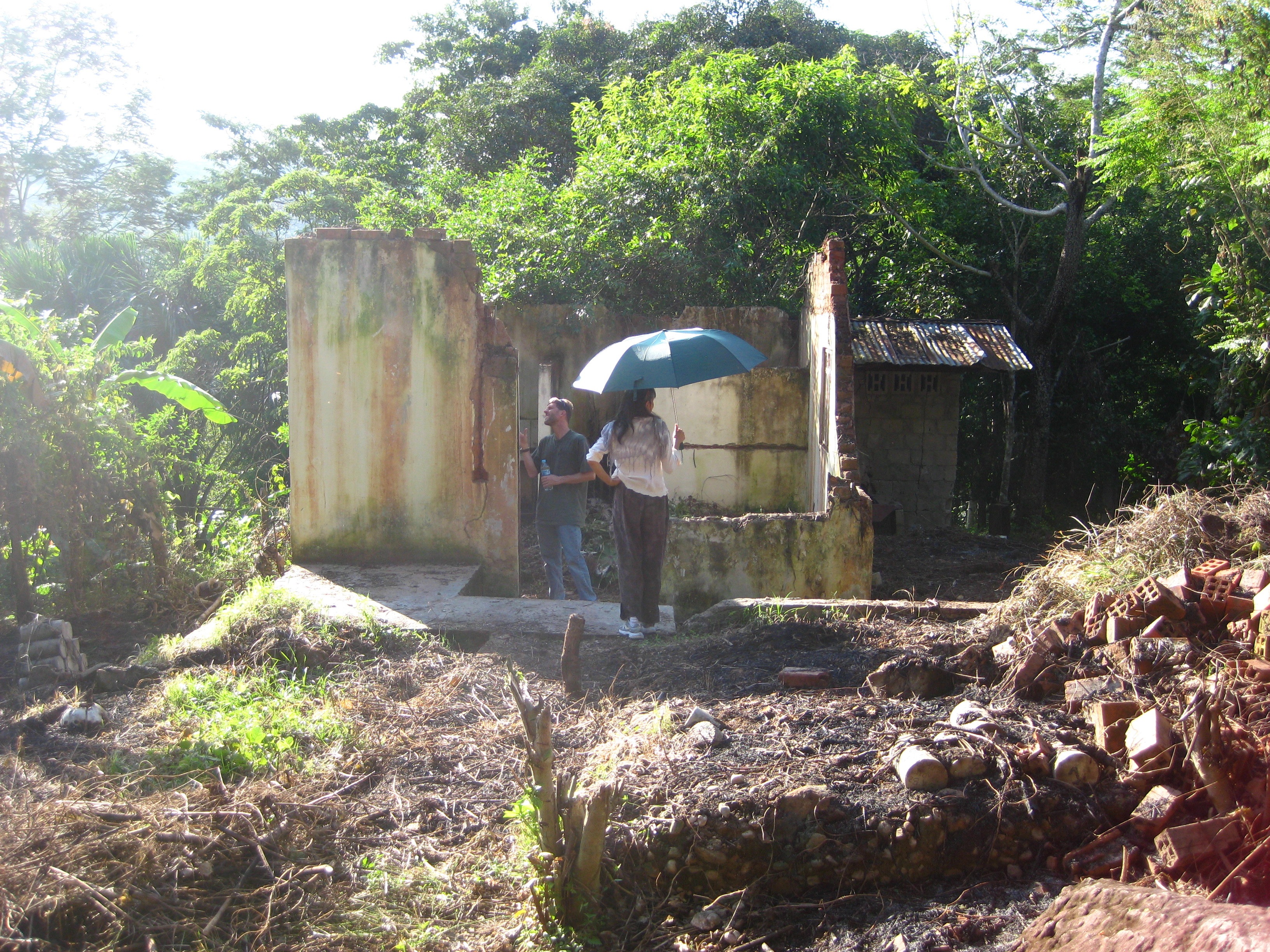 remains of building